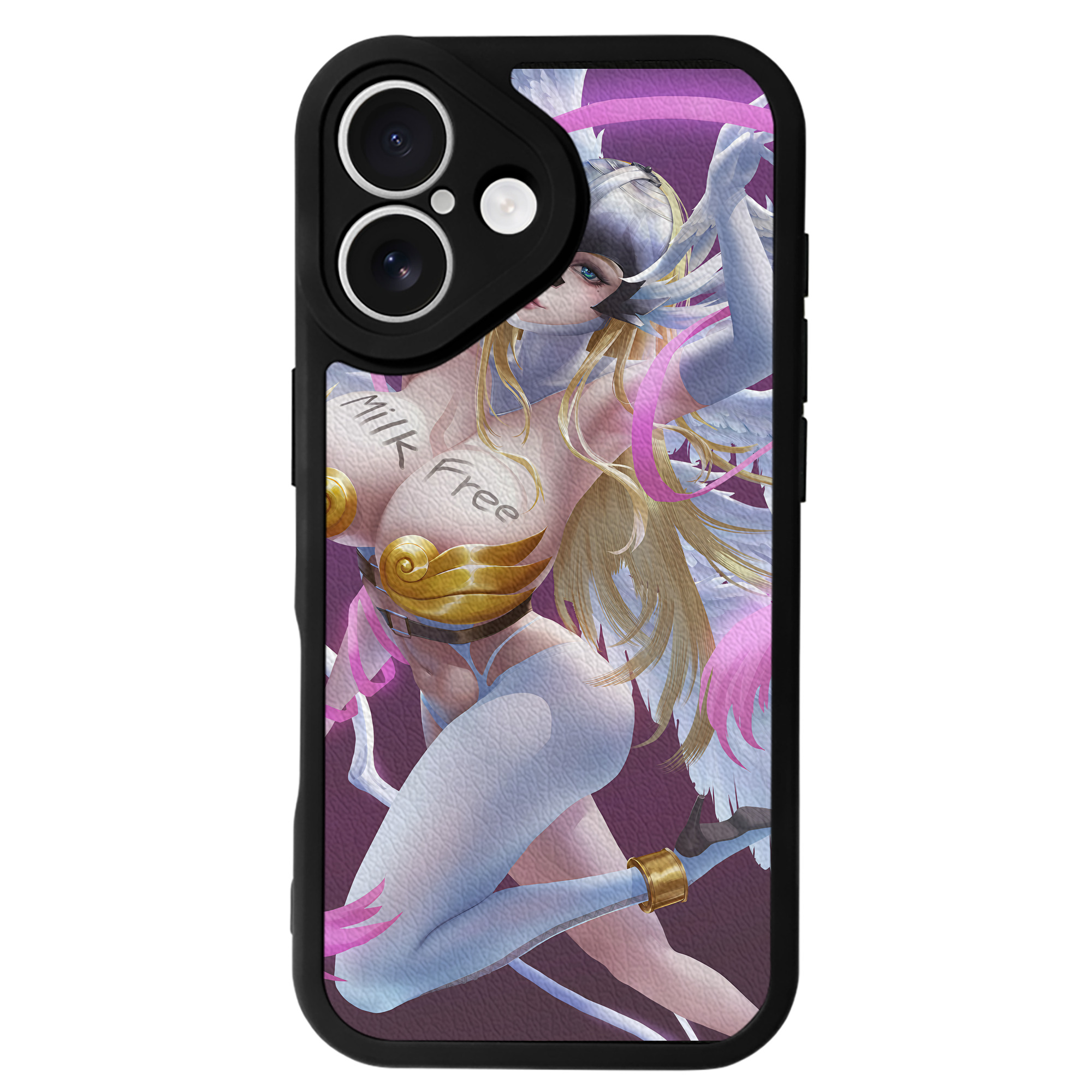 （画像用） Digimon デジタルモンスター/デジモン 【iPhone 16シリーズ対応】シリコンスマホケース（レザー調） 材質：シリコン